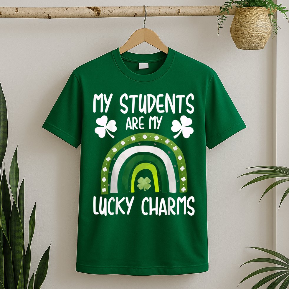 My Students Are My Lucky Charms Teacher St Patricks Day T-Shirt