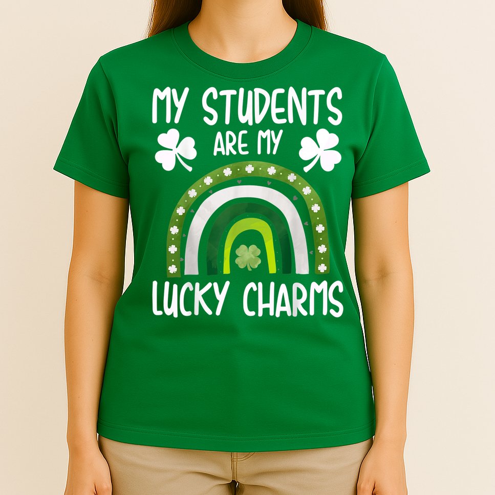 My Students Are My Lucky Charms Teacher St Patricks Day T-Shirt