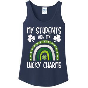 My Students Are My Lucky Charms Teacher St Patricks Day Ladies Essential Tank