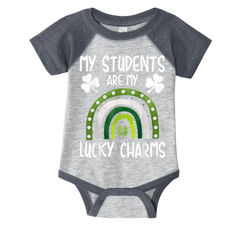 My Students Are My Lucky Charms Teacher St Patricks Day Infant Baby Jersey Bodysuit
