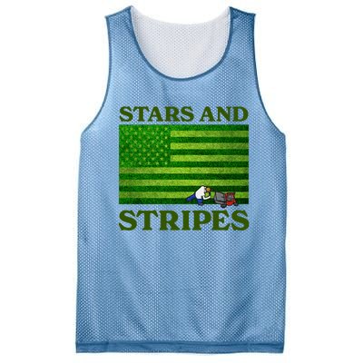 Middleclassfancy Stars And Stripes Mesh Reversible Basketball Jersey Tank