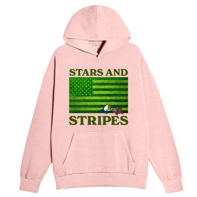 Middleclassfancy Stars And Stripes Urban Pullover Hoodie