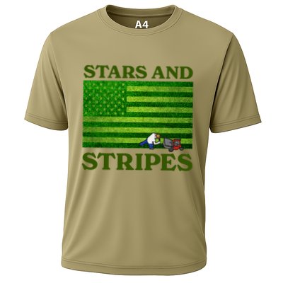 Middleclassfancy Stars And Stripes Cooling Performance Crew T-Shirt