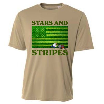 Middleclassfancy Stars And Stripes Cooling Performance Crew T-Shirt