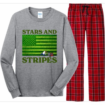 Middleclassfancy Stars And Stripes Long Sleeve Pajama Set