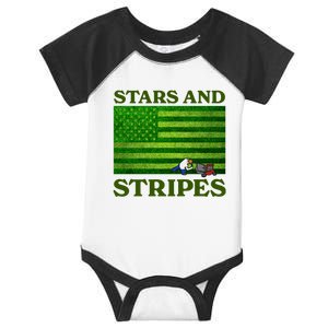 Middleclassfancy Stars And Stripes Infant Baby Jersey Bodysuit