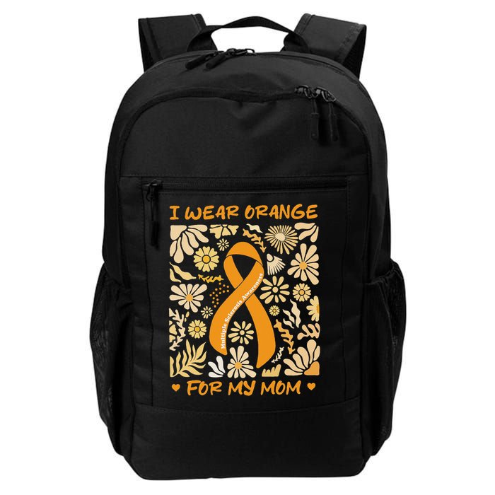 Multiple Sclerosis Awareness I Wear Orange Backpack