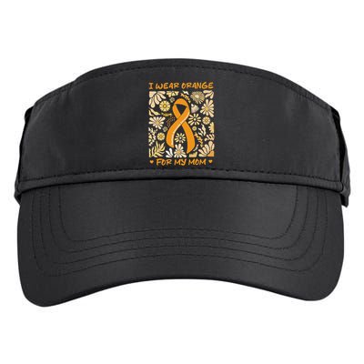 Multiple Sclerosis Awareness I Wear Orange Adult Drive Performance Visor