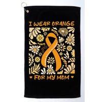 Multiple Sclerosis Awareness I Wear Orange Golf Towel