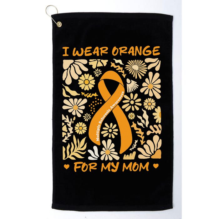 Multiple Sclerosis Awareness I Wear Orange Golf Towel