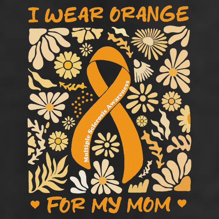 Multiple Sclerosis Awareness I Wear Orange Golf Towel