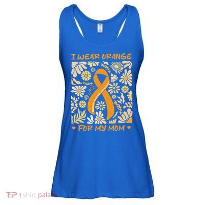Multiple Sclerosis Awareness I Wear Orange Ladies Essential Flowy Tank