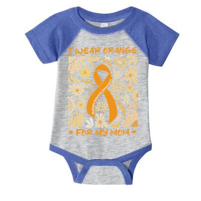 Multiple Sclerosis Awareness I Wear Orange Infant Baby Jersey Bodysuit