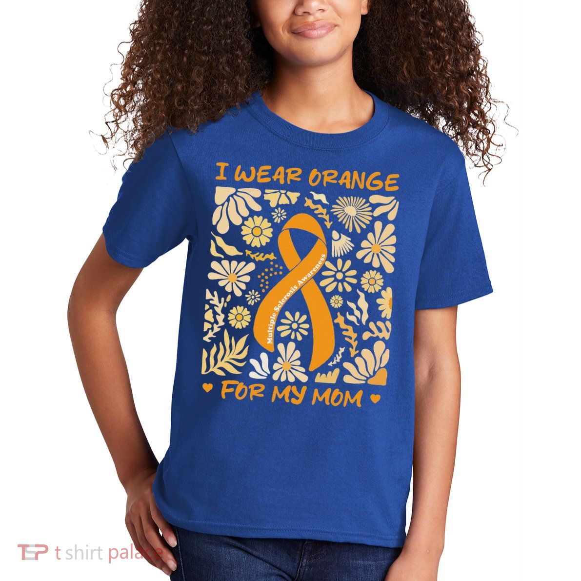 Multiple Sclerosis Awareness I Wear Orange Kids T-Shirt