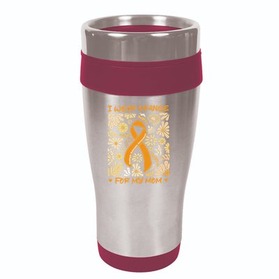 Multiple Sclerosis Awareness I Wear Orange 16oz Travel Tumbler