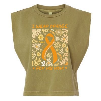 Multiple Sclerosis Awareness I Wear Orange Garment-Dyed Women's Muscle Tee