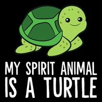 My Spirit Animal Is A Turtle Love Turtles Cooling Performance Crew T-Shirt