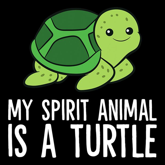 My Spirit Animal Is A Turtle Love Turtles Cooling Performance Crew T-Shirt