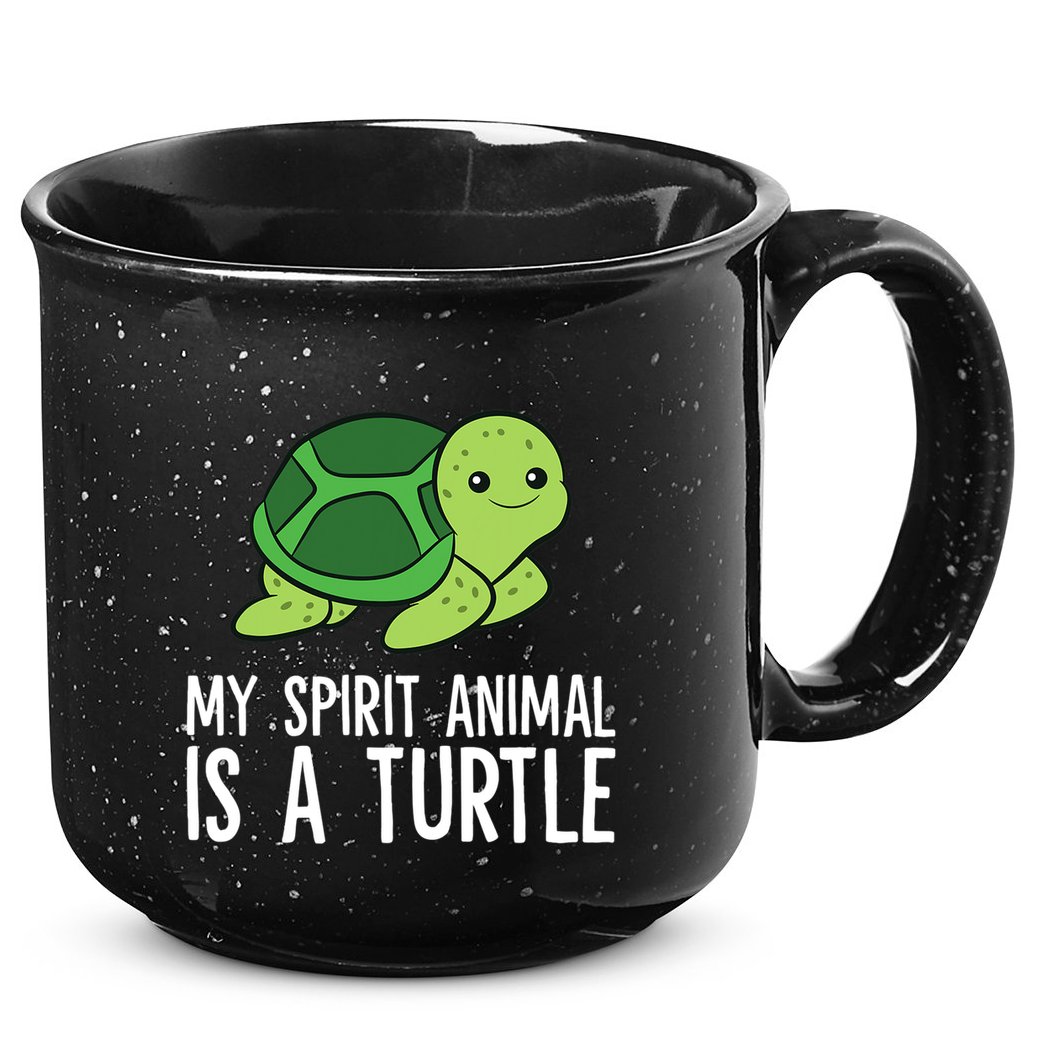 My Spirit Animal Is A Turtle Love Turtles 15oz Campfire Ceramic Mug