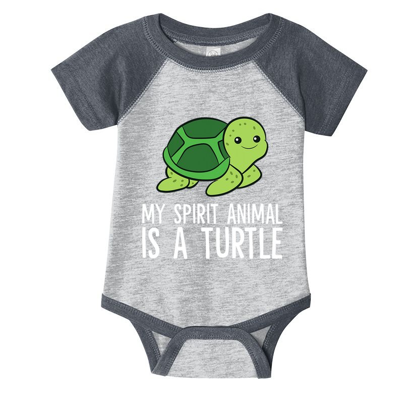 My Spirit Animal Is A Turtle Love Turtles Infant Baby Jersey Bodysuit