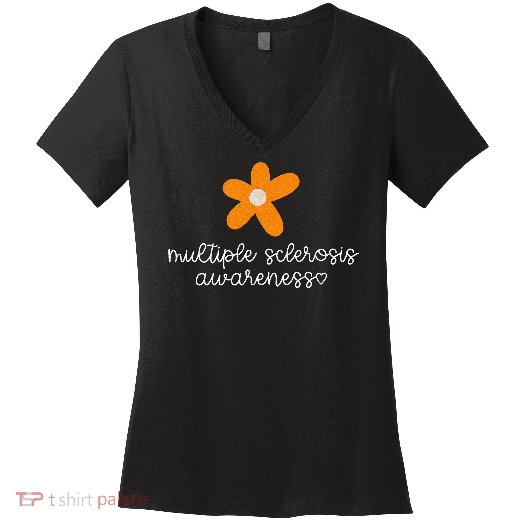 Multiple Sclerosis Awareness Women's V-Neck T-Shirt