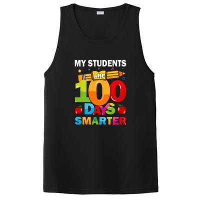 My Students Are 100 Days Smarter Happy Teacher School PosiCharge Competitor Tank