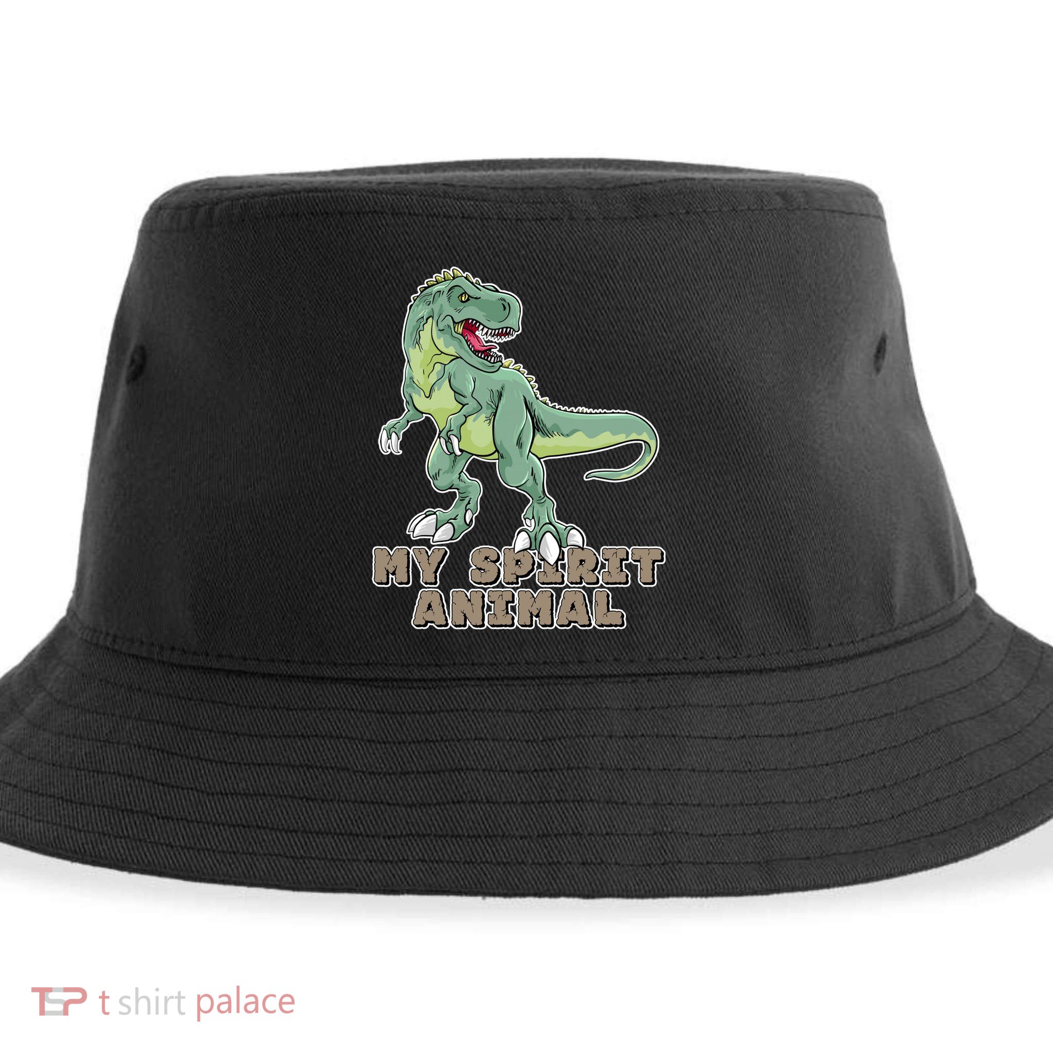 My Spirit Animal Is A T Rex Sustainable Bucket Hat