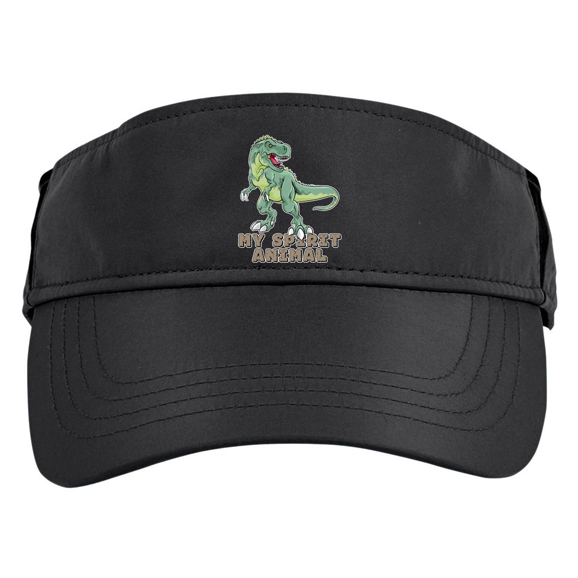 My Spirit Animal Is A T Rex Adult Drive Performance Visor