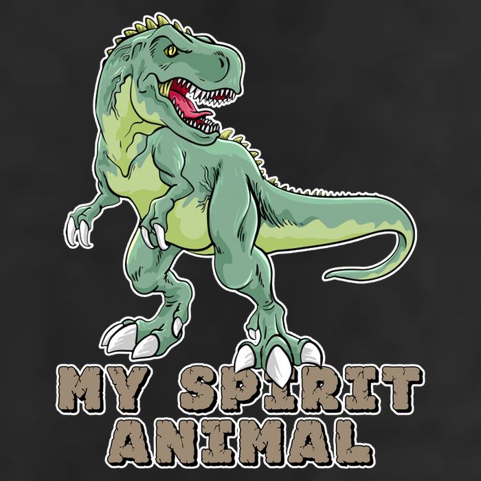 My Spirit Animal Is A T Rex Adult Drive Performance Visor