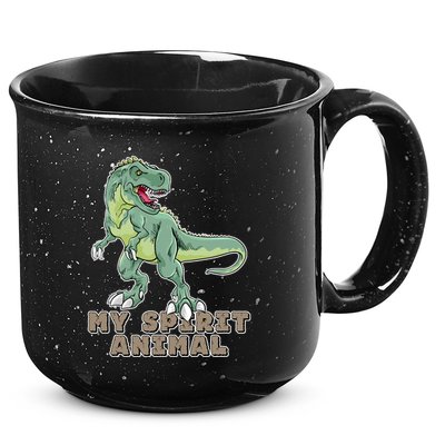My Spirit Animal Is A T Rex 15oz Campfire Ceramic Mug