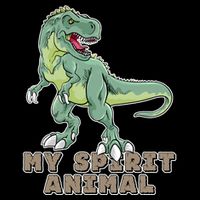 My Spirit Animal Is A T Rex Flatbill Hat