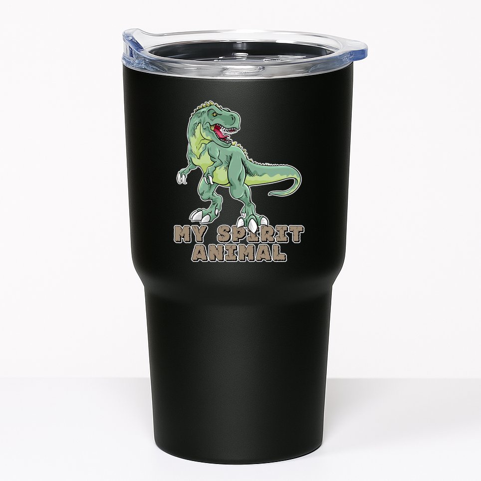 My Spirit Animal Is A T Rex Tumbler