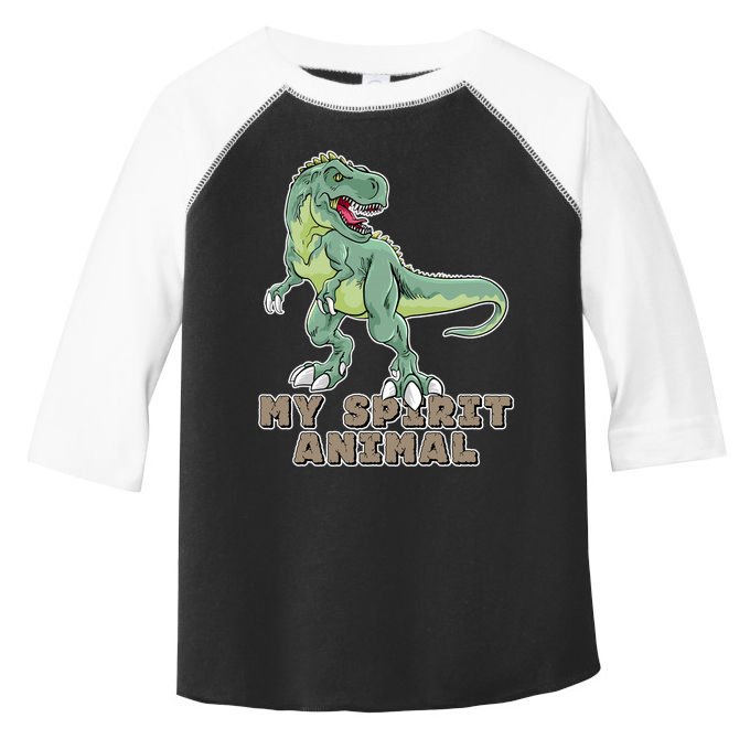My Spirit Animal Is A T Rex Toddler Fine Jersey T-Shirt
