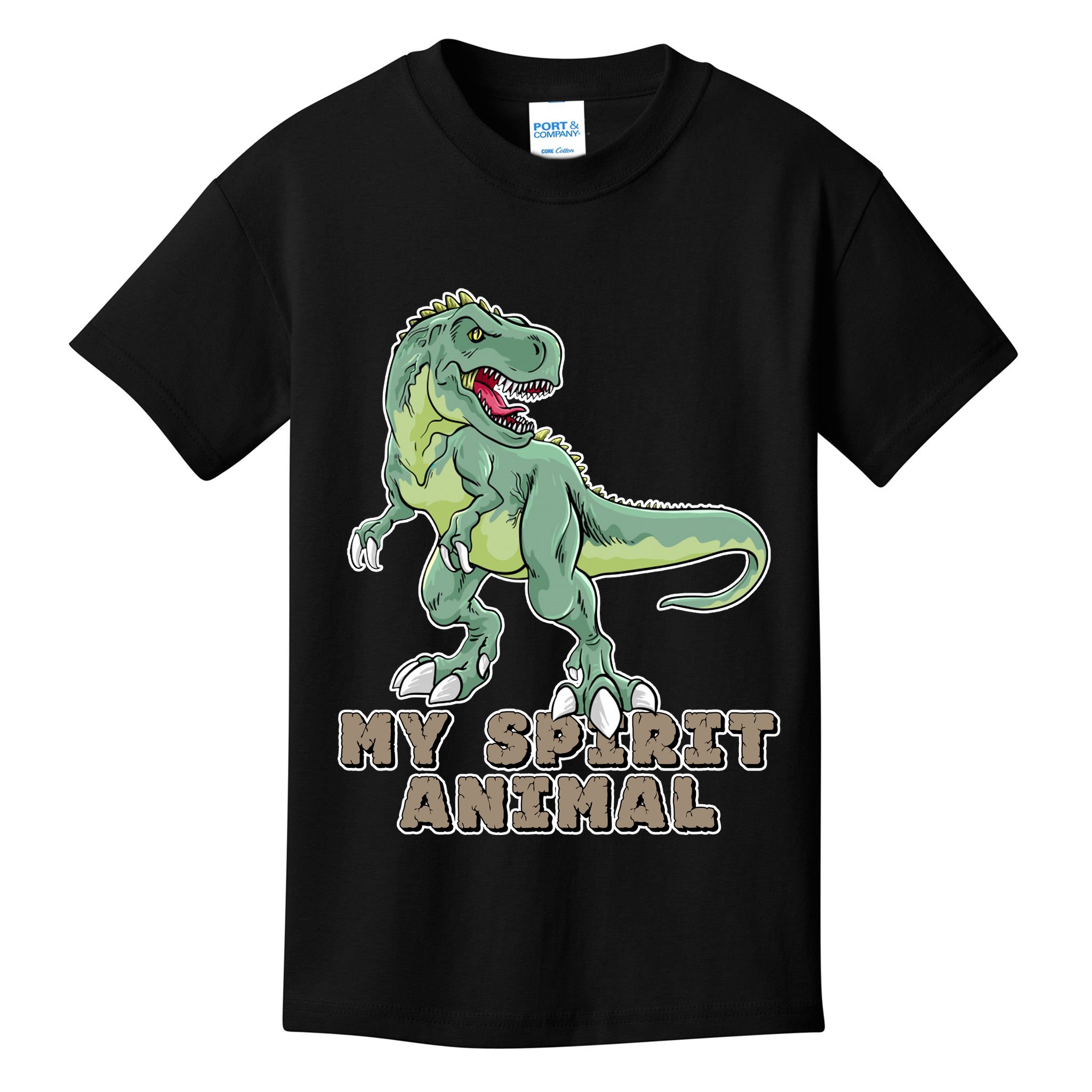 My Spirit Animal Is A T Rex Kids T-Shirt