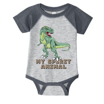 My Spirit Animal Is A T Rex Infant Baby Jersey Bodysuit