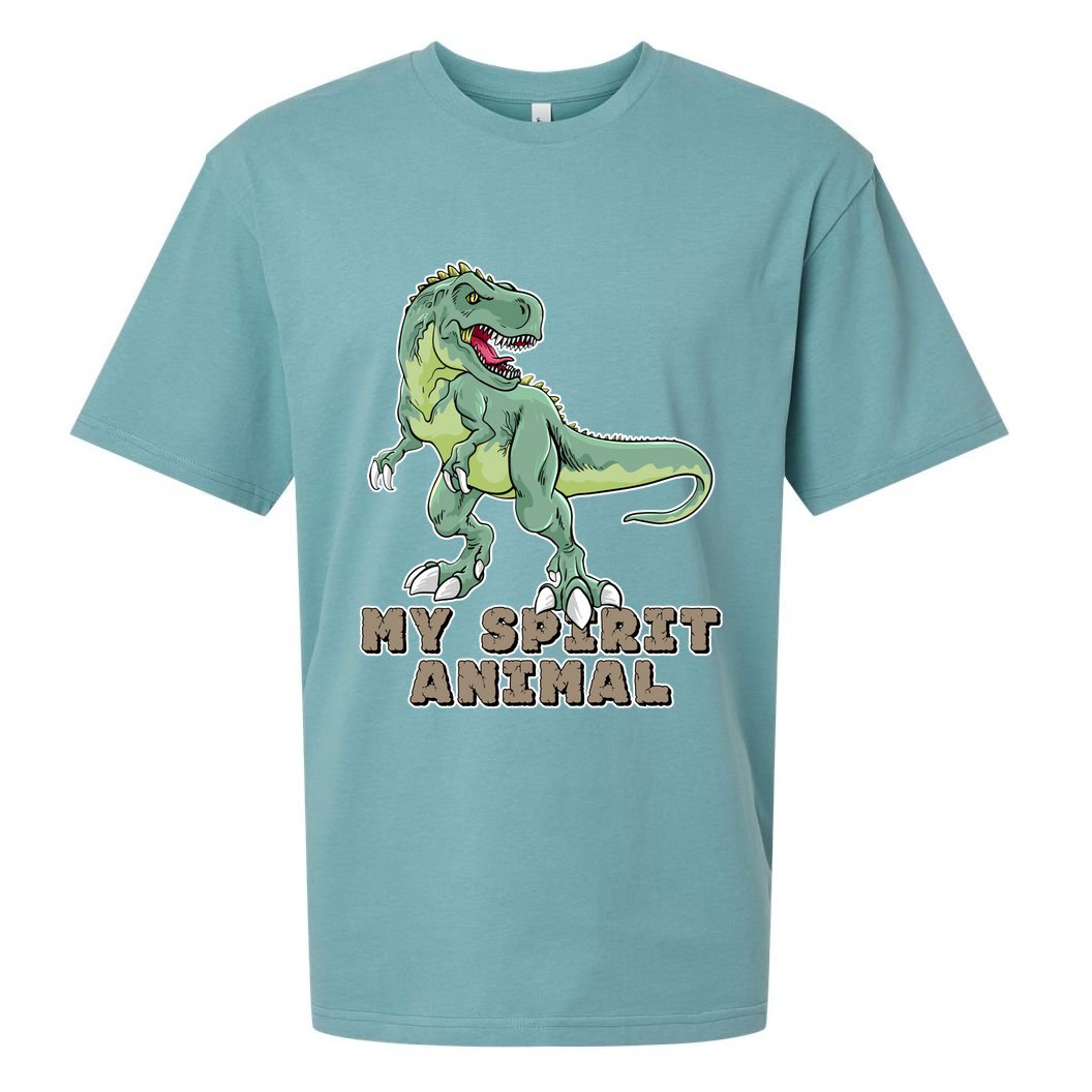 My Spirit Animal Is A T Rex Sueded Cloud Jersey T-Shirt