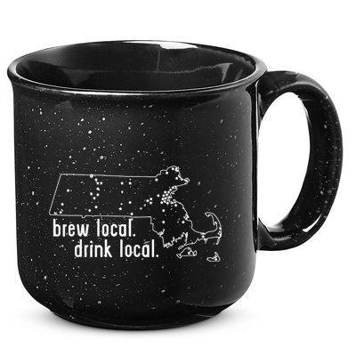 Massachusetts State Brewery Map Craft Beer Graphic 15oz Campfire Ceramic Mug