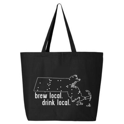 Massachusetts State Brewery Map Craft Beer Graphic 25L Jumbo Tote
