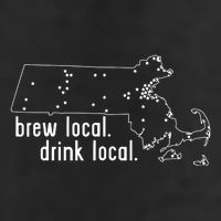 Massachusetts State Brewery Map Craft Beer Graphic Golf Towel