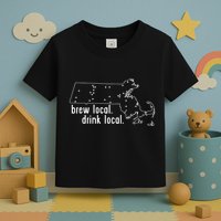 Massachusetts State Brewery Map Craft Beer Graphic Toddler T-Shirt