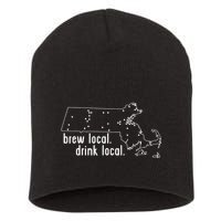 Massachusetts State Brewery Map Craft Beer Graphic Short Acrylic Beanie