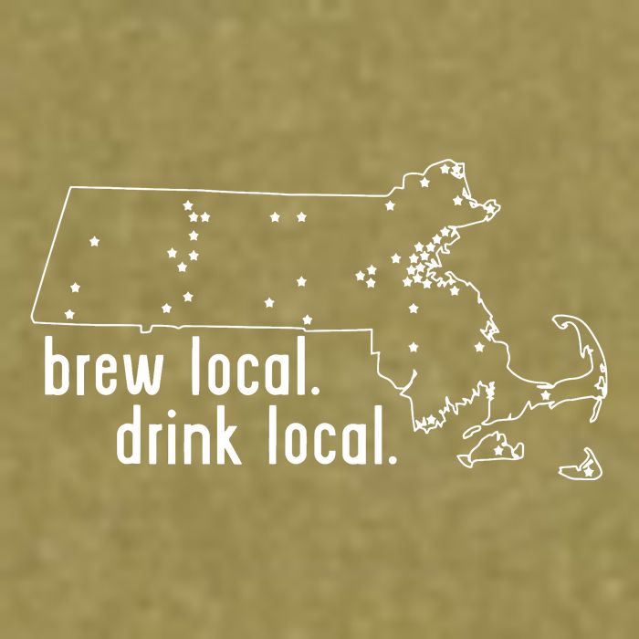 Massachusetts State Brewery Map Craft Beer Graphic Garment-Dyed Women's Muscle Tee