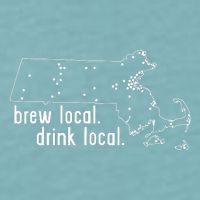Massachusetts State Brewery Map Craft Beer Graphic Sueded Cloud Jersey T-Shirt