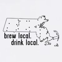 Massachusetts State Brewery Map Craft Beer Graphic Garment-Dyed Sweatshirt