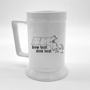 Massachusetts State Brewery Map Craft Beer Graphic Beer Stein