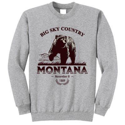 Montana State Big Sky Country Tall Sweatshirt