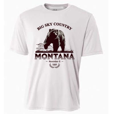 Montana State Big Sky Country Cooling Performance Crew T-Shirt