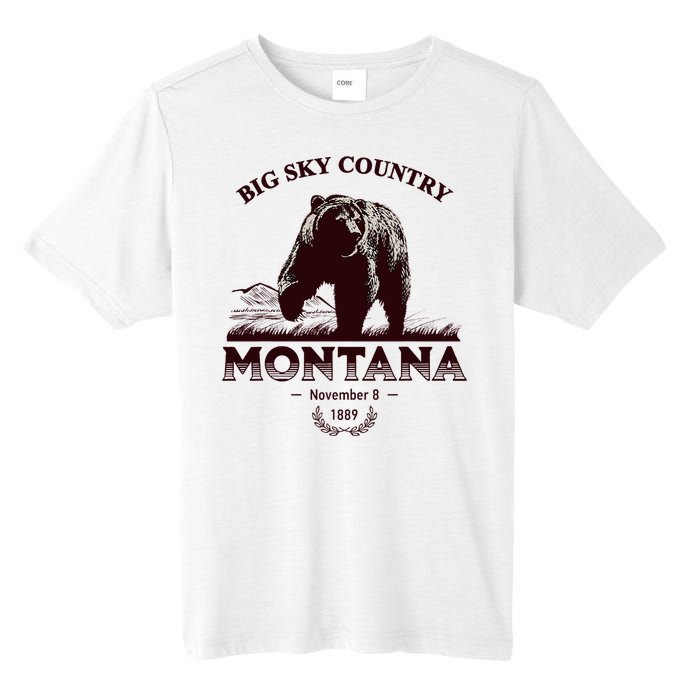 Montana State Big Sky Country Tall Fusion ChromaSoft Performance T-Shirt