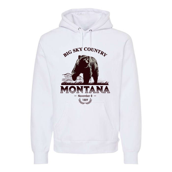 Montana State Big Sky Country Premium Hoodie