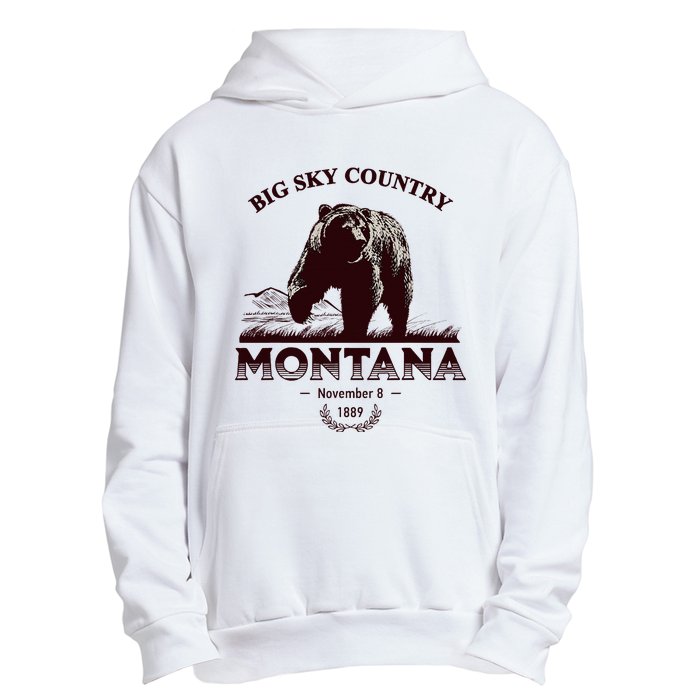 Montana State Big Sky Country Urban Pullover Hoodie